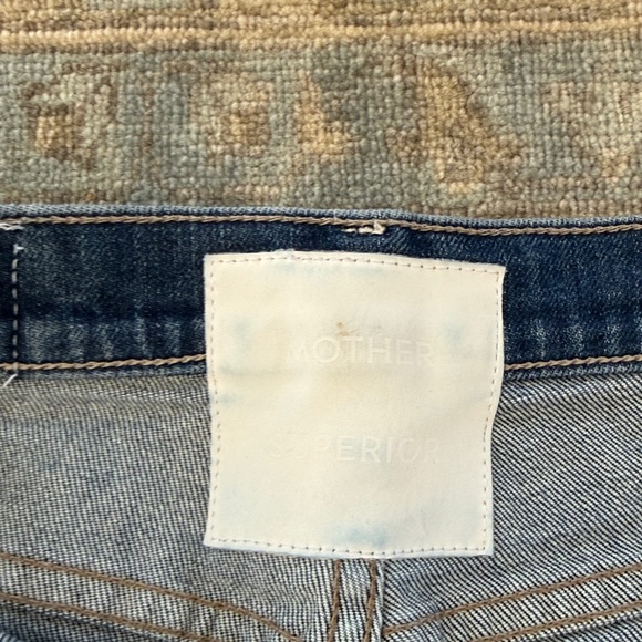 MOTHER Blue Denim Tomcat Ankle Jeans - 28 - Picture 3 of 8